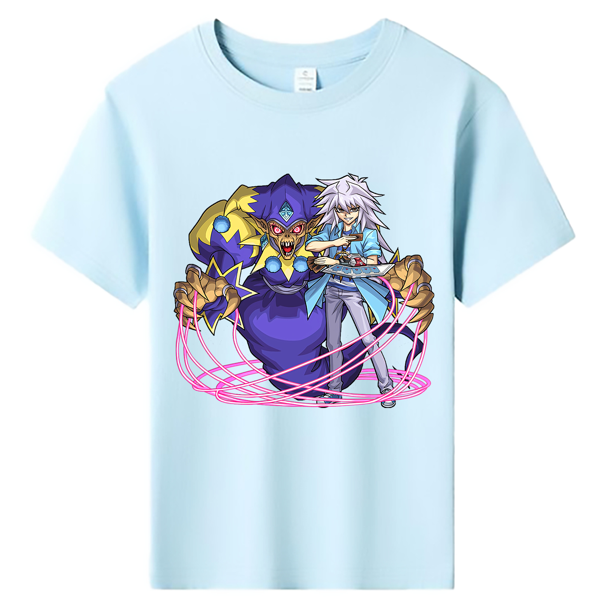 （画像用） 遊☆戯☆王 Yu-Gi-Oh! 綿100％キッズTシャツ（フロントプリント）